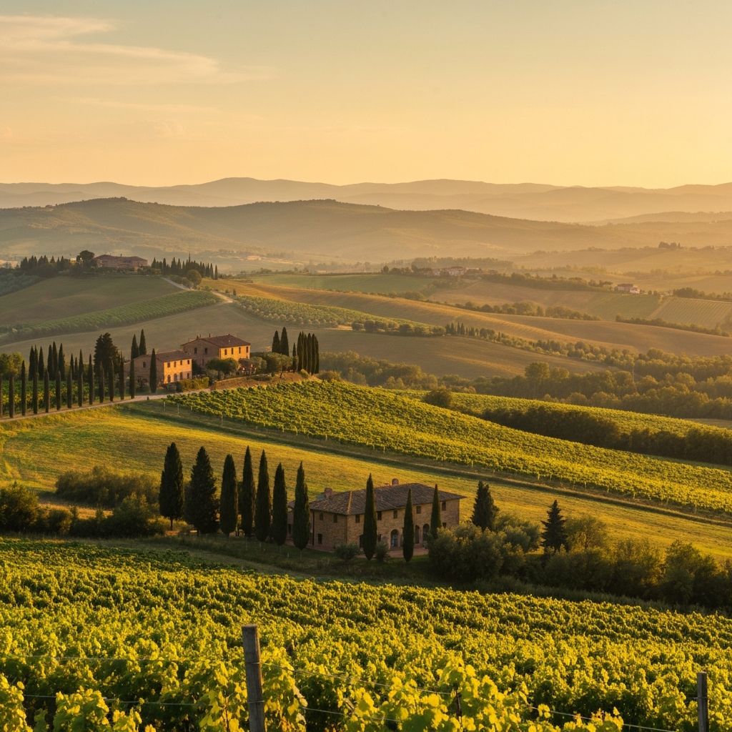 The Italian Masterpiece: From the Sun-Drenched Vineyards of Tuscany to the Dramatic Cliffs of Amalfi