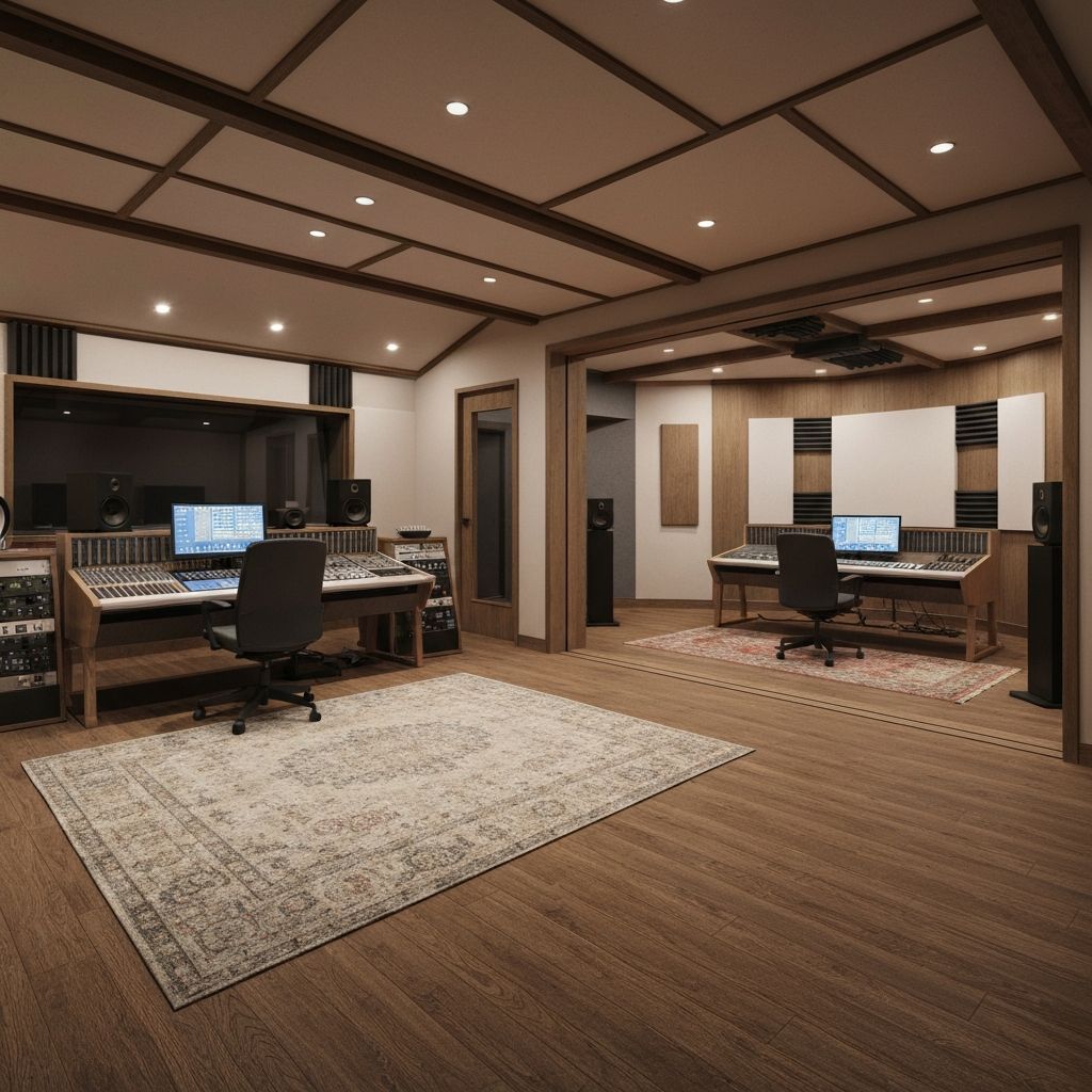 Serene ocean sunrise with meditation cabana